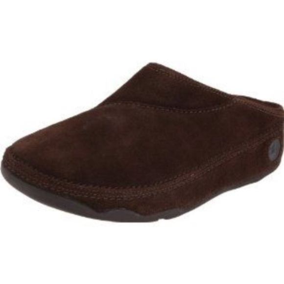 fitflop gogh suede clogs